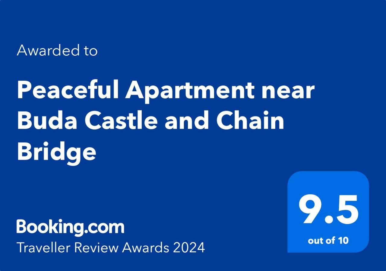 Peaceful Apartment Near Buda Castle And Chain Bridge ブダペスト エクステリア 写真